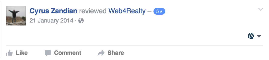 Web4Realty Facebook Review 16