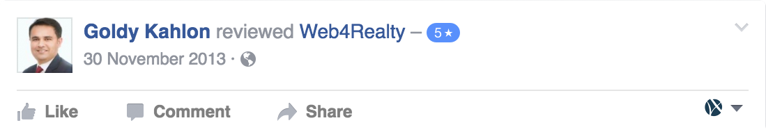Web4Realty Facebook Review 27