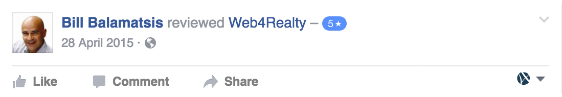 Web4Realty Facebook Review 5